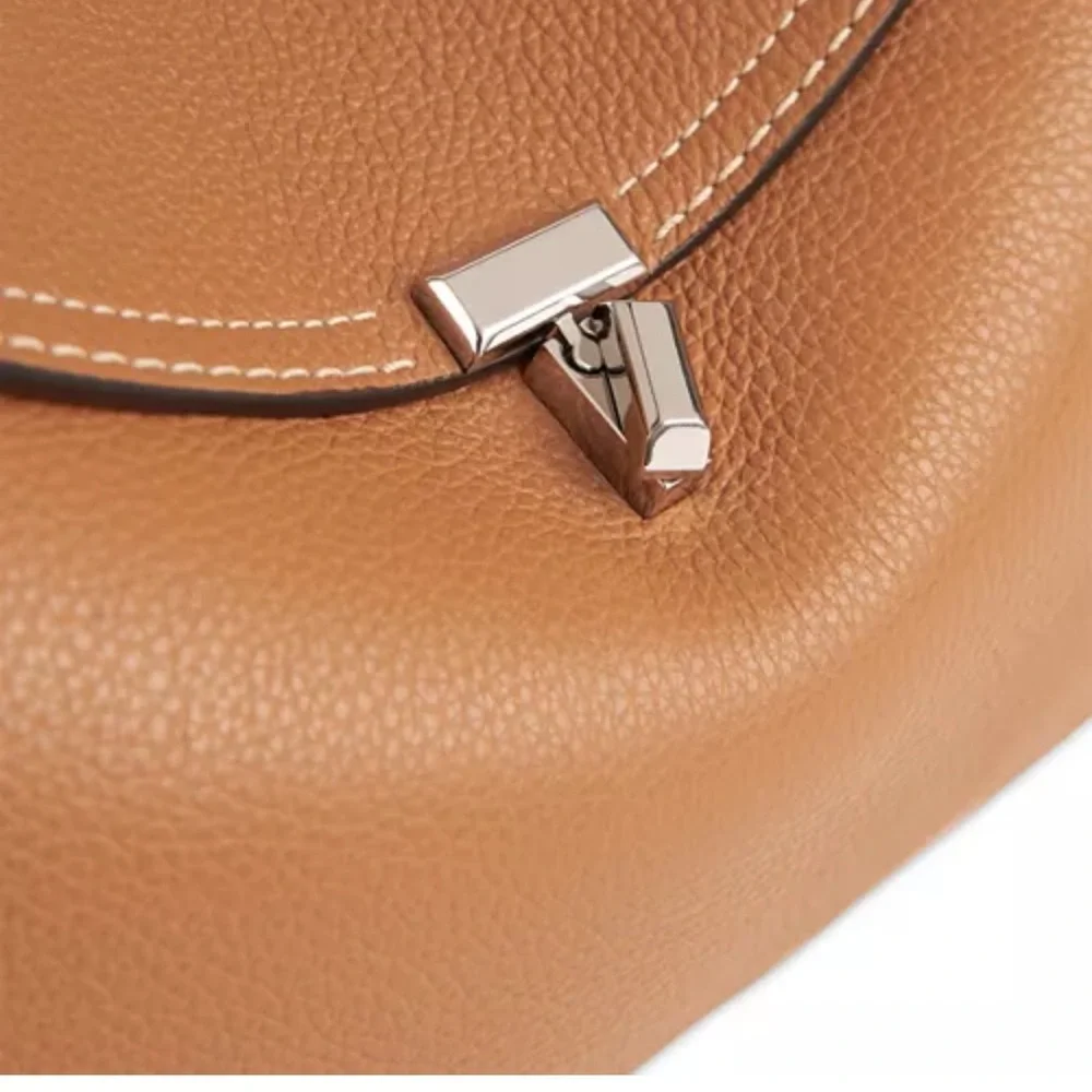 Toteme Tan Leather Shoulder Bag - Picture 8 of 9